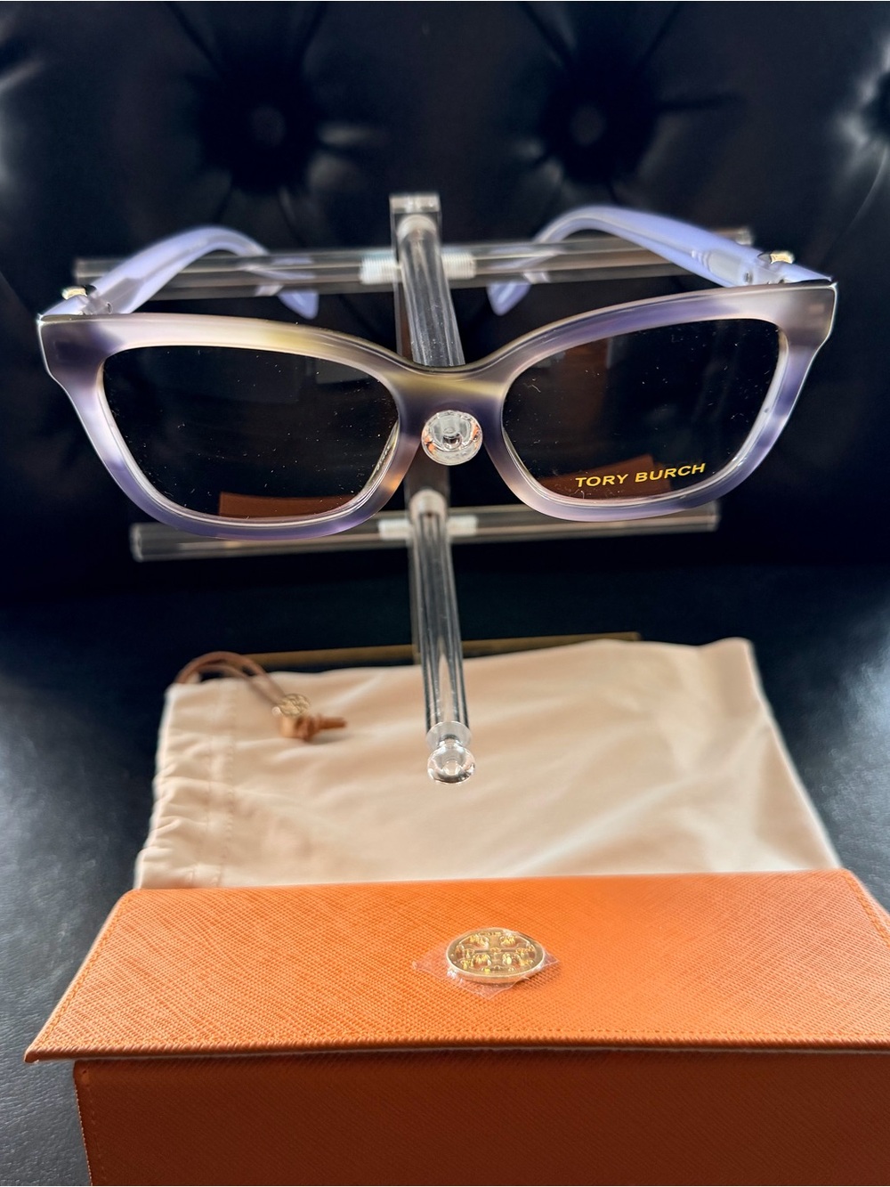 Tory Burch Purple Gradient Cat-Eye RX glasses brand new